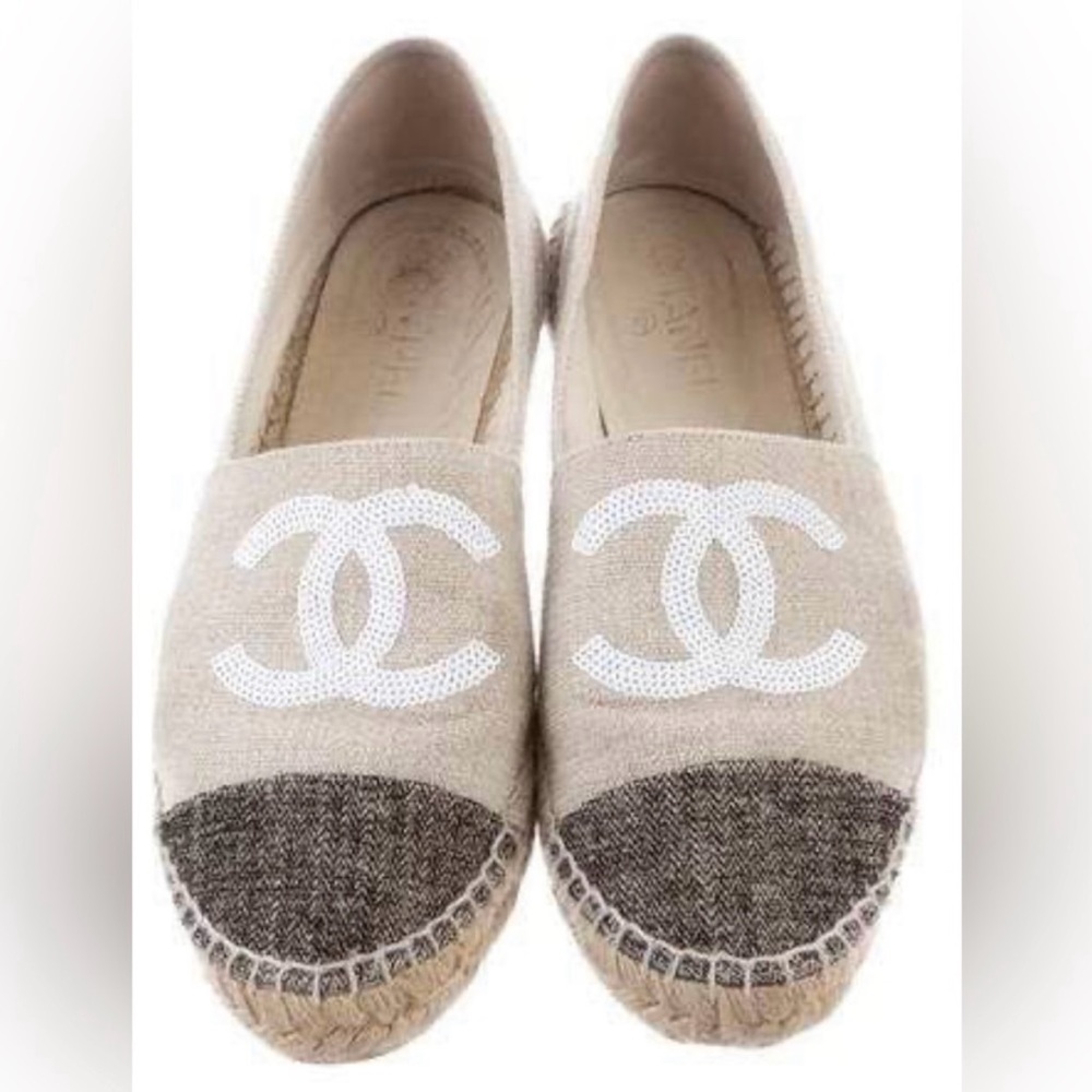 Chanel Espadrilles 39 CC Logo